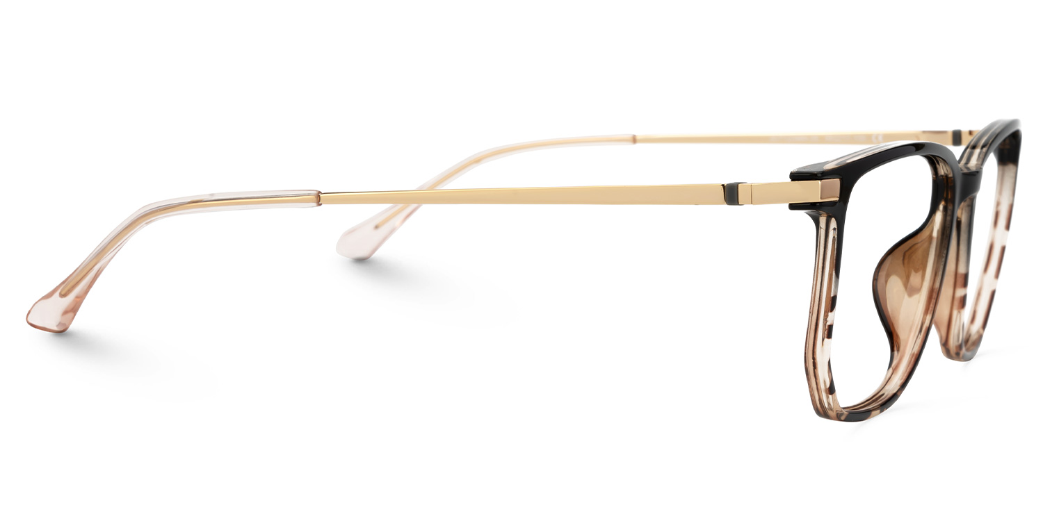 Fezell Tortoise Thin Frame Eyeglasses | ZEELOOL UK2