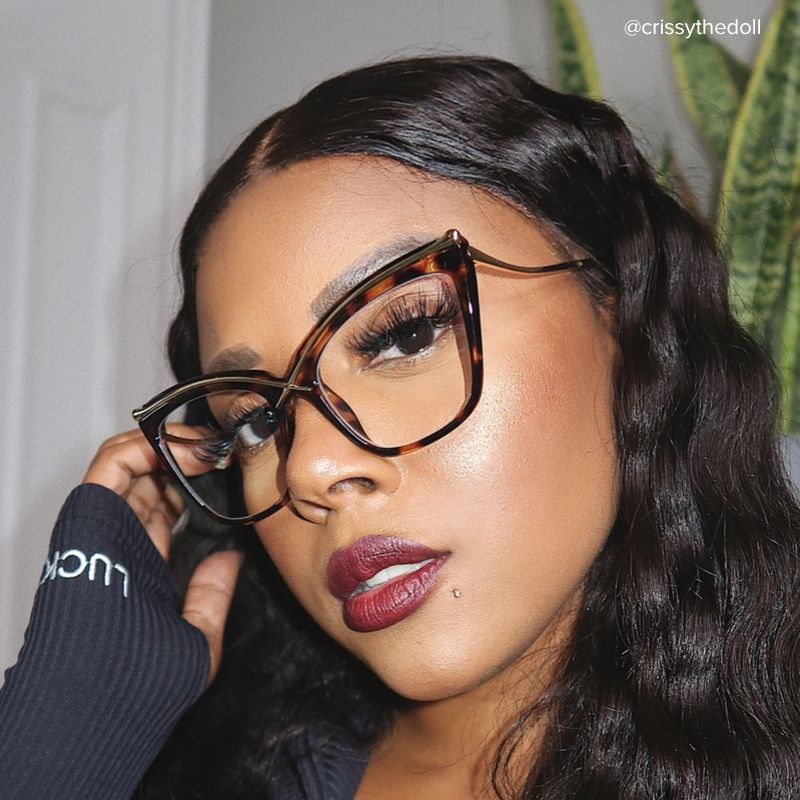 Winston Butterfly Tortoise Frame Glasses | ZEELOOL UK6