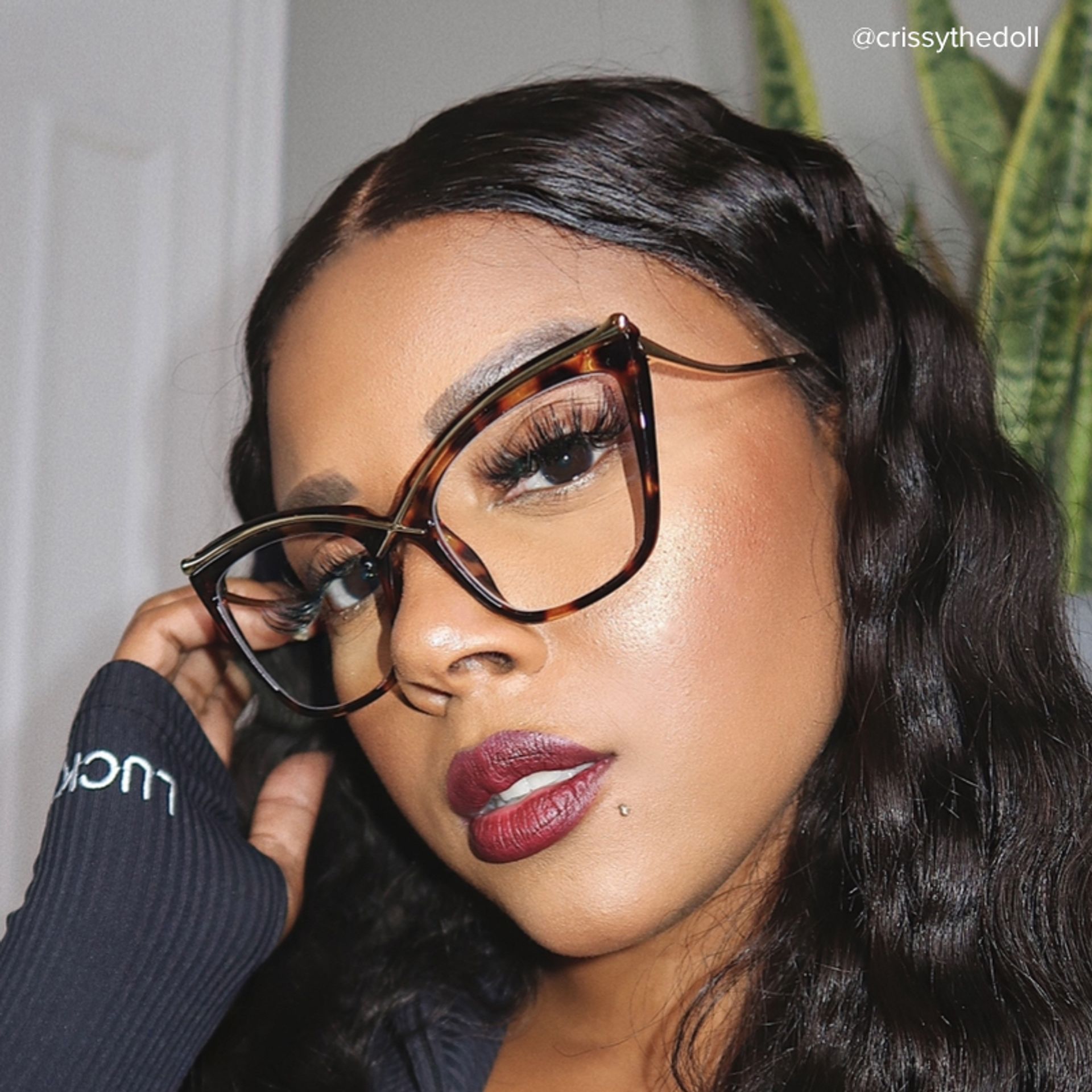 Winston Butterfly Tortoise Frame Glasses | ZEELOOL UK6