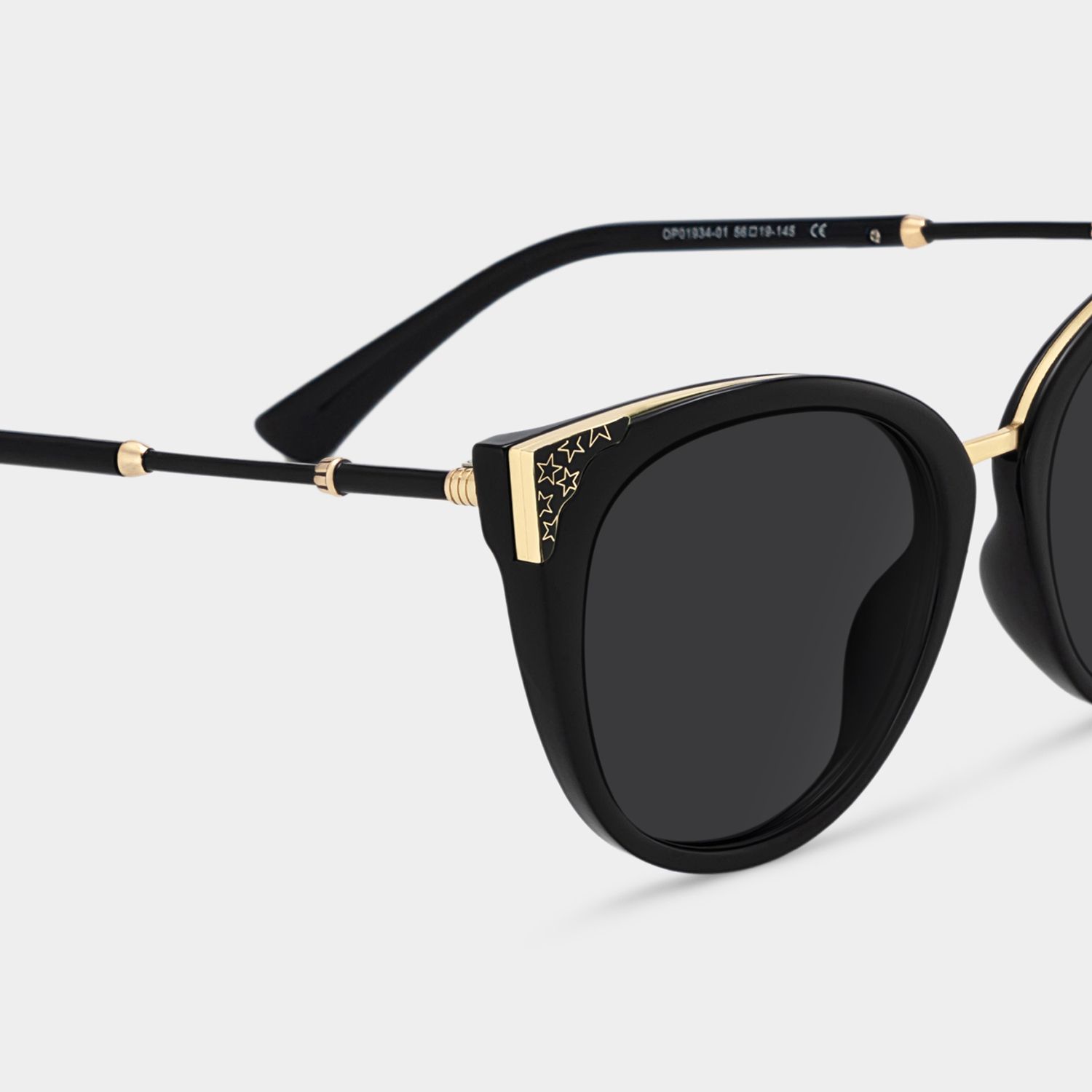 Dalton Cat Eye Black Sunglasses | ZEELOOL UK4