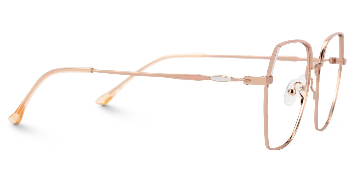 Marlon Geometric Two-Tone Full-Rim Glasses | ZEELOOL UK2