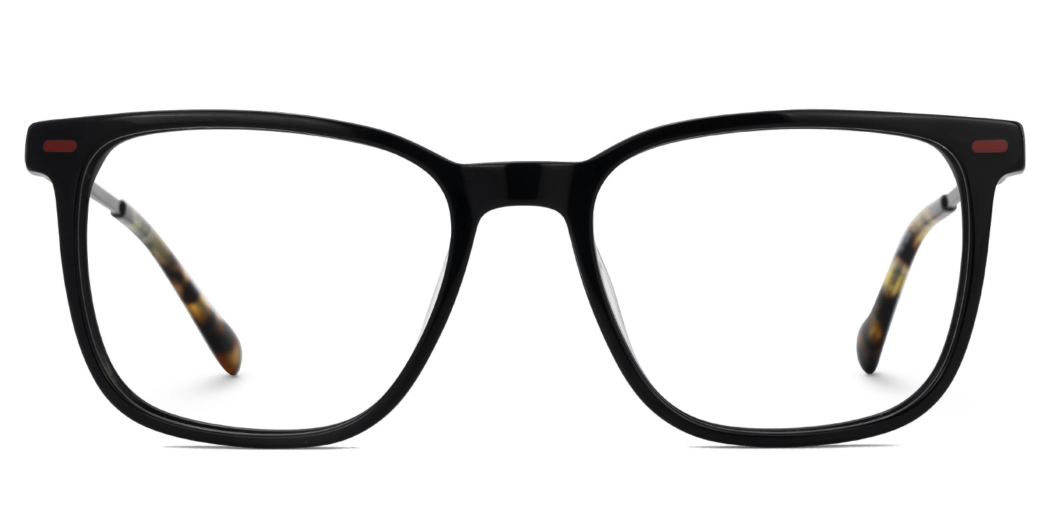 Dirrib Rectangle Black Glasses0