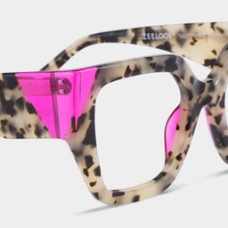 Viva Square Tortoise Glasses5