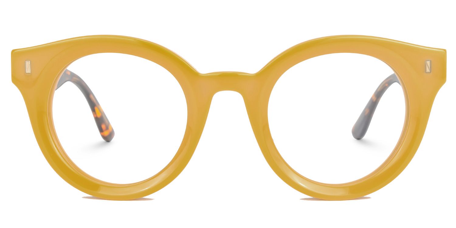 Round Belloso Yellow Glasses deals -Zeelool Glasses0