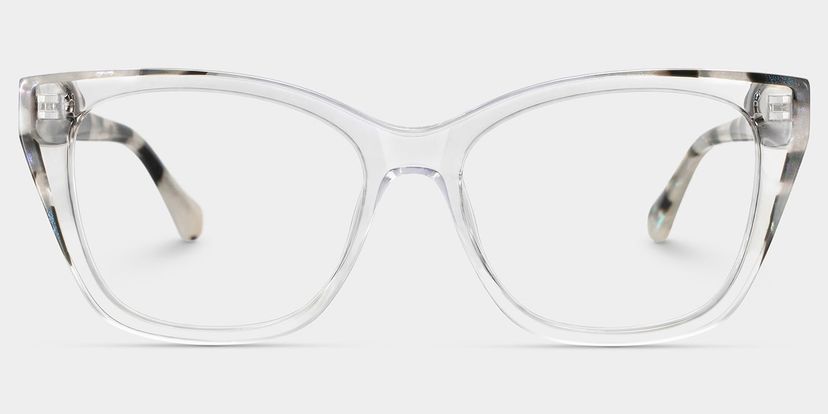Maple Clear Butterfly Glasses