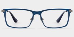 Alexander Rectangle Blue Glasses1