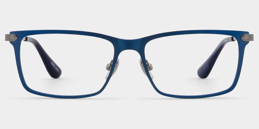 Alexander Rectangle Blue Glasses