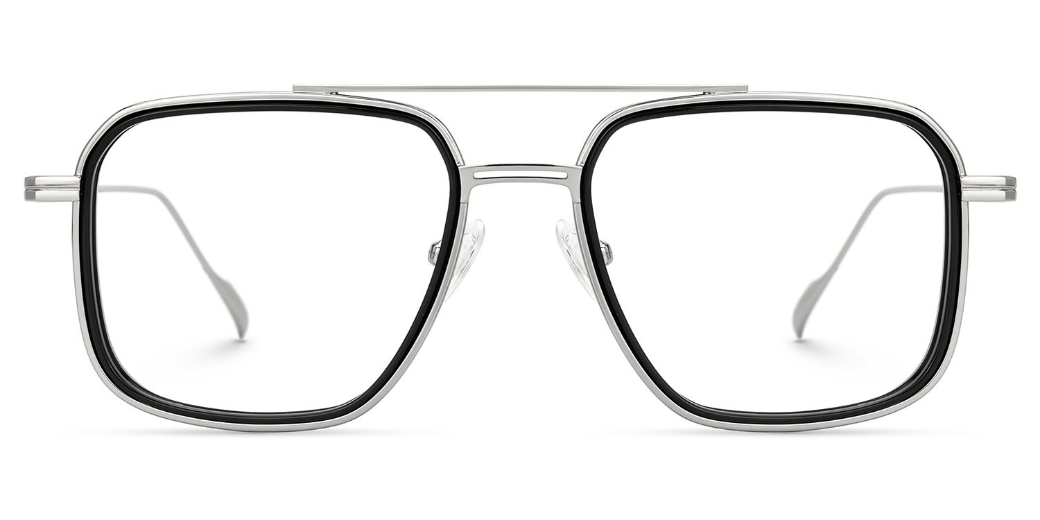 Bronica Aviator Black Full-Frame Glasses | ZEELOOL UK0