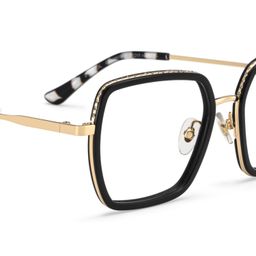 Fiona Square Black Glasses4