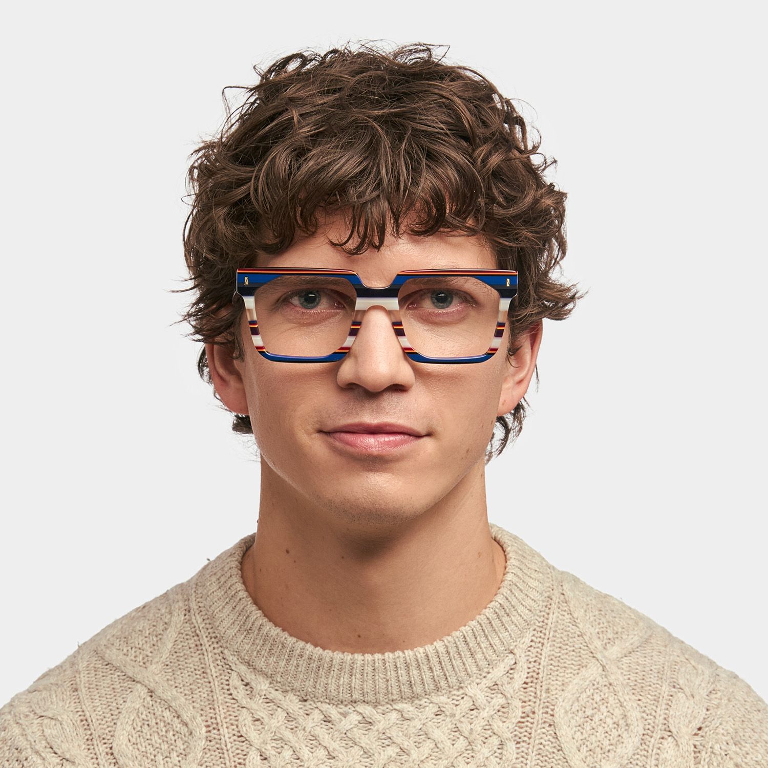 Laguer Rectangle Specs Frame For Men | Zeelool1