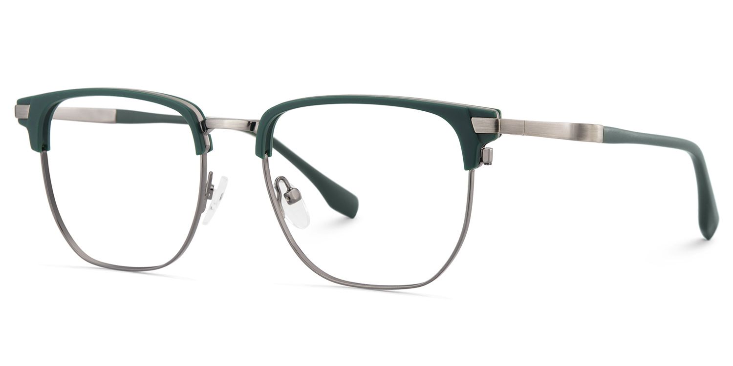 Zaira Browline Dark-Green Glasses | ZEELOOL UK2
