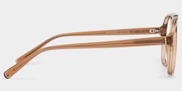 Drew Clear Brown Aviator Glasses3