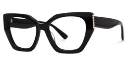 Tillman Geometric Black Glasses1