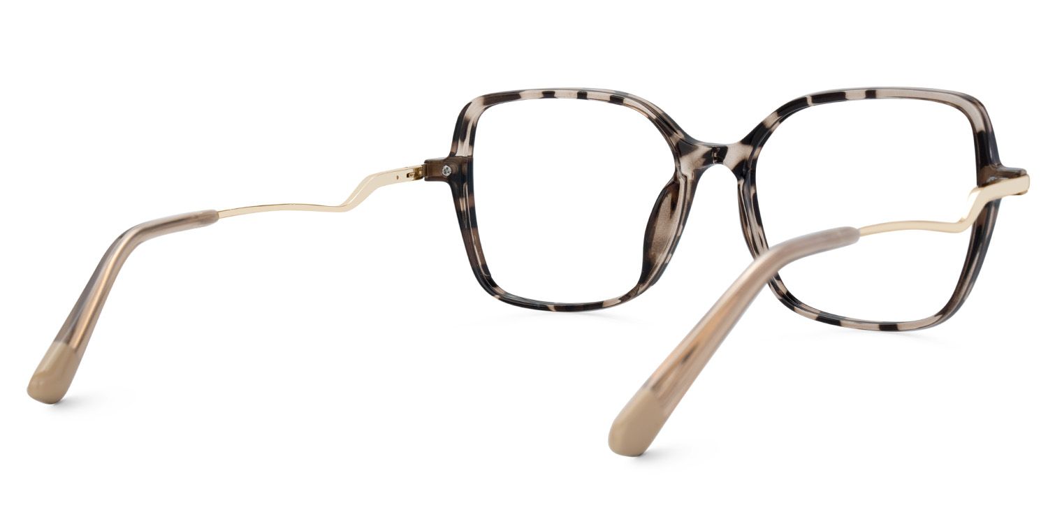 Rendon Square Tortoiseshell Glasses Women's Glasses | ZEELOOL UK4