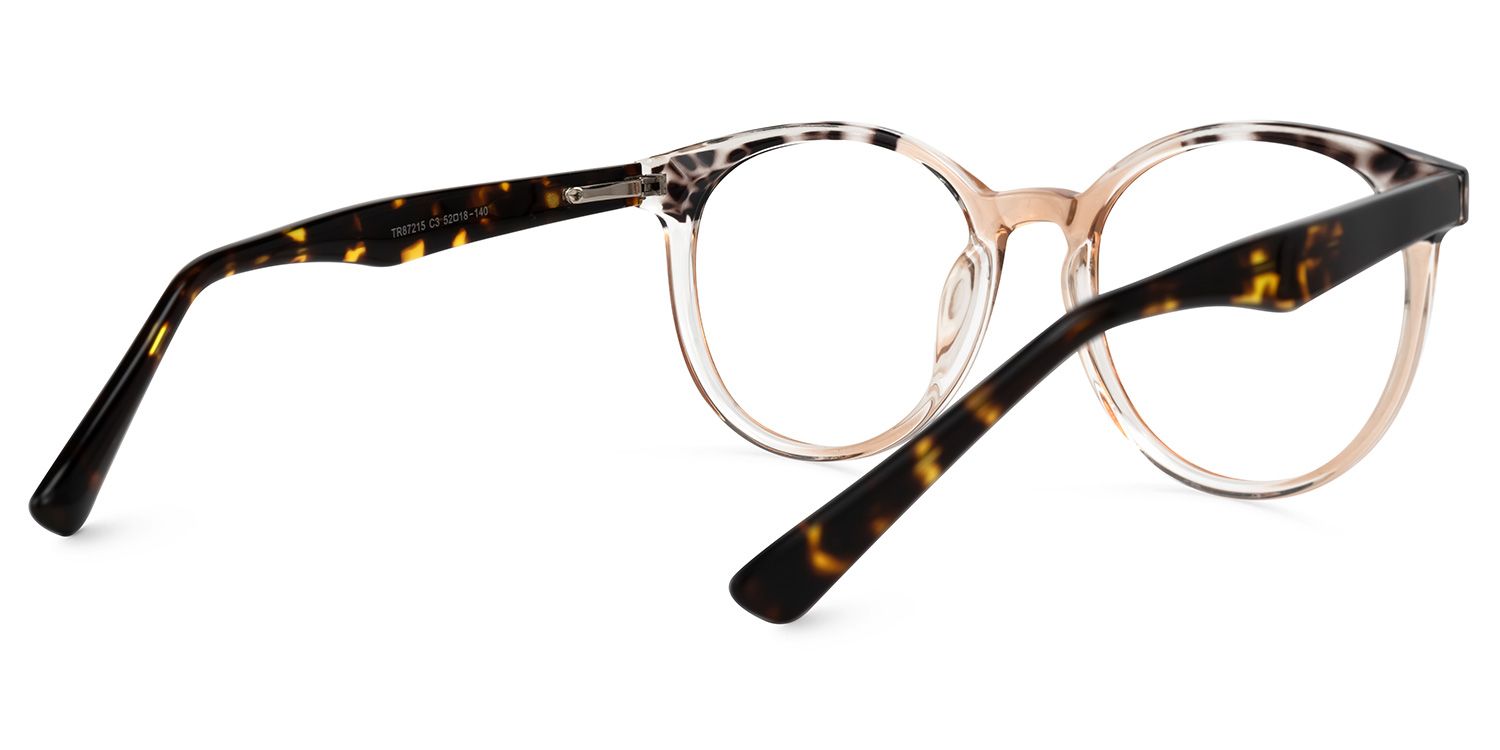 Round Jumesha Beige Glasses deals -Zeelool Glasses3