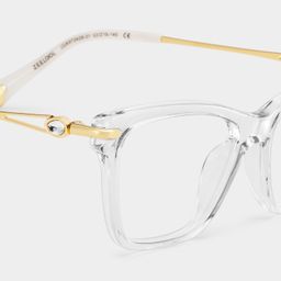 Amelia Clear Cat eye Glasses5