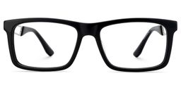 Osvaldo Rectangle Black Glasses1