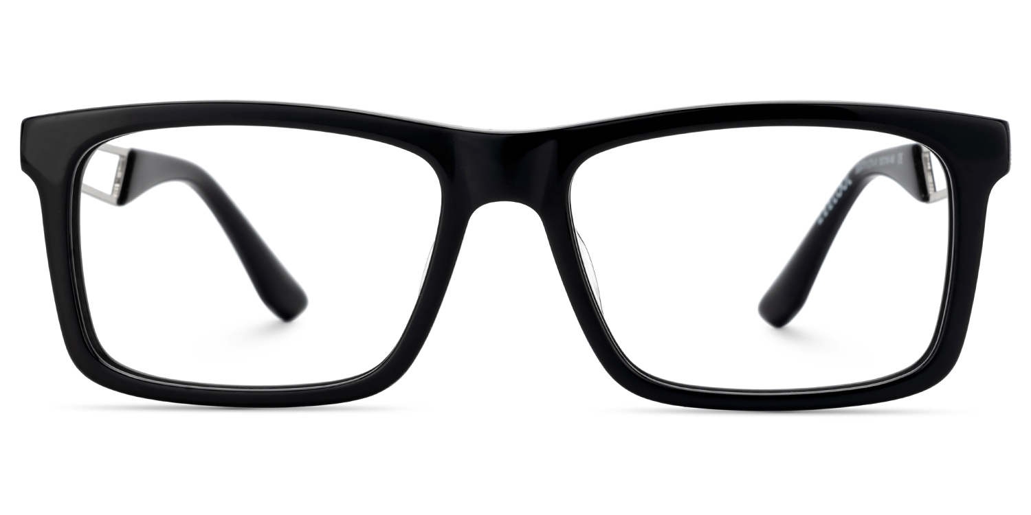 Osvaldo Rectangle Black Glasses good-img
