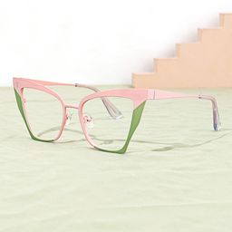 Michele Butterfly Two-Tone Glasses4