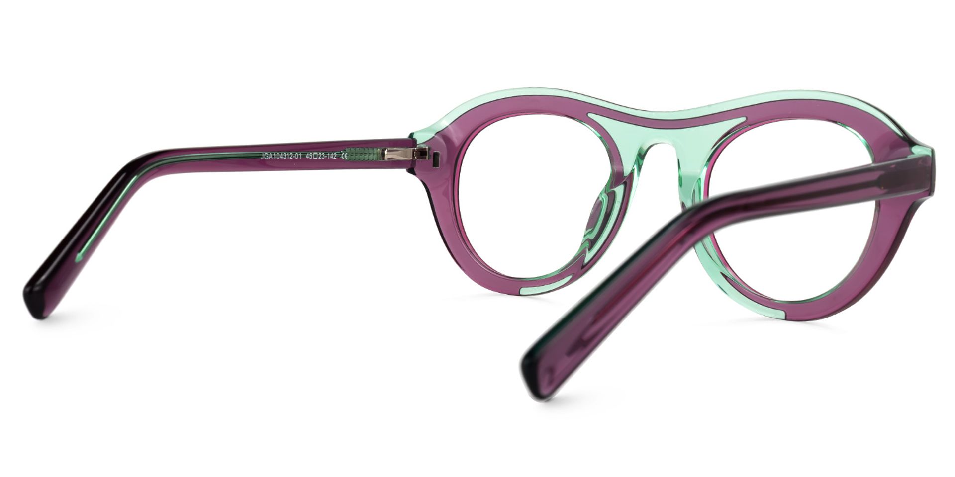 Round Milan Purple Glasses deals -Zeelool Glasses3