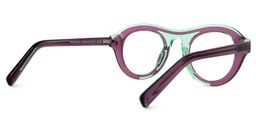 Milan Round Purple Glasses3