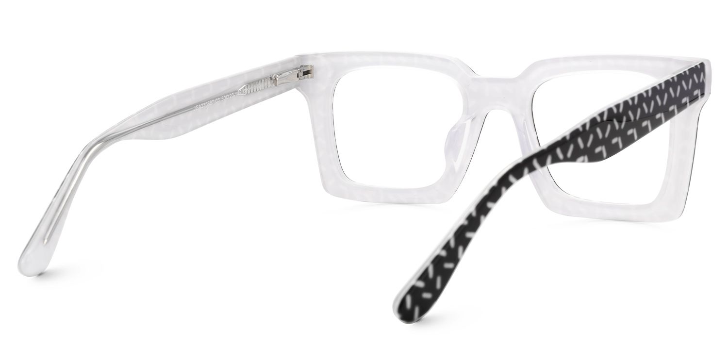 Kevin Two-Tone Square Eyeglasses and Glasses Frames3