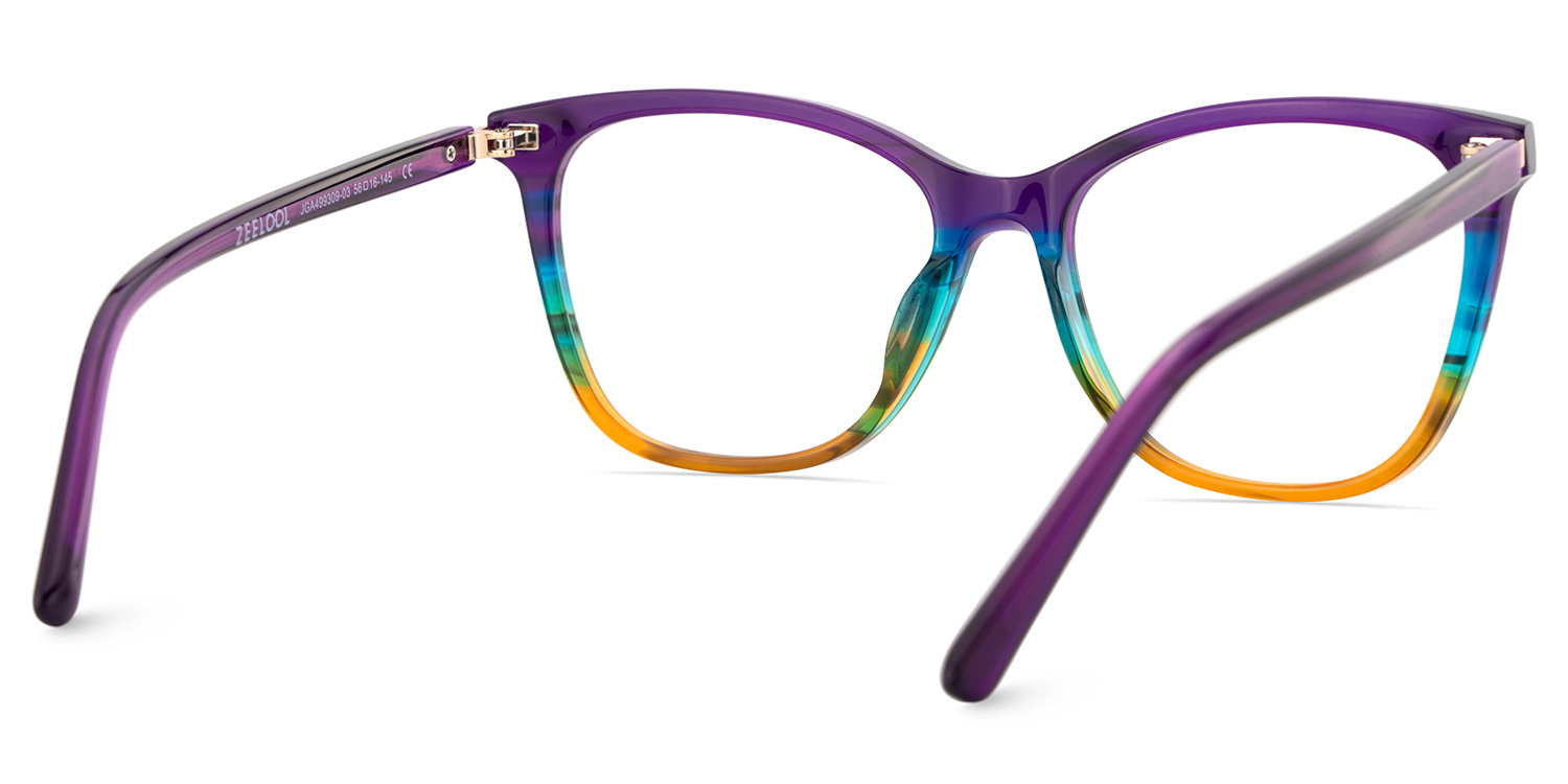 Gage Butterfly Colorful Color Frame Glasses for Women | ZEELOOL UK5