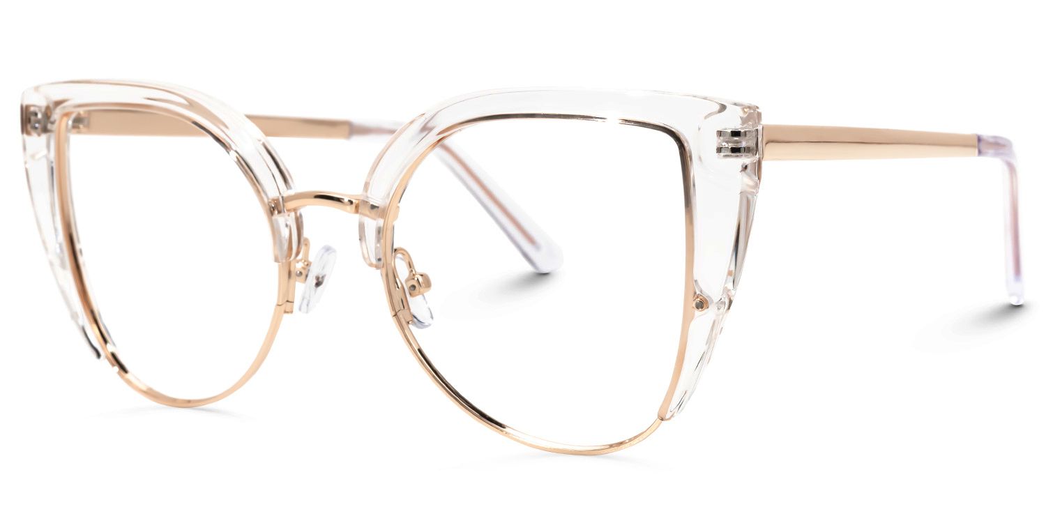 Brewer Cat-eye Clear Eyeglasses and Glasses Frames1