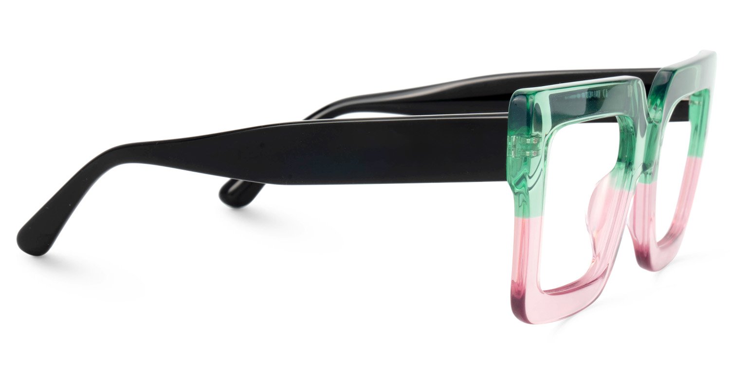 Brandon Square Green-Pink Glasses2