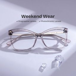 Isaebella Butterfly Gray Glasses0
