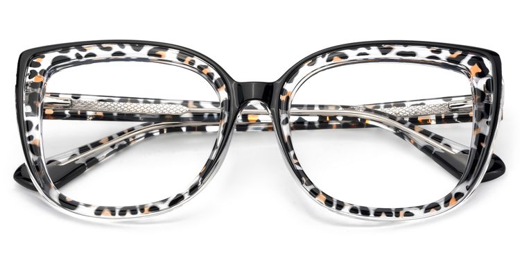 Fenn Black Tortoise Cat eye Glasses