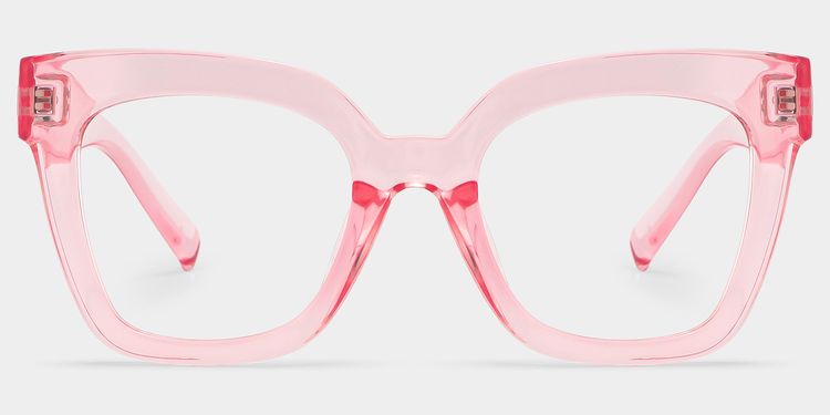 Malcolm Square Pink Glasses