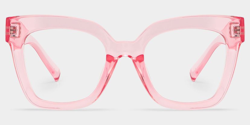 Malcolm Square Pink Glasses