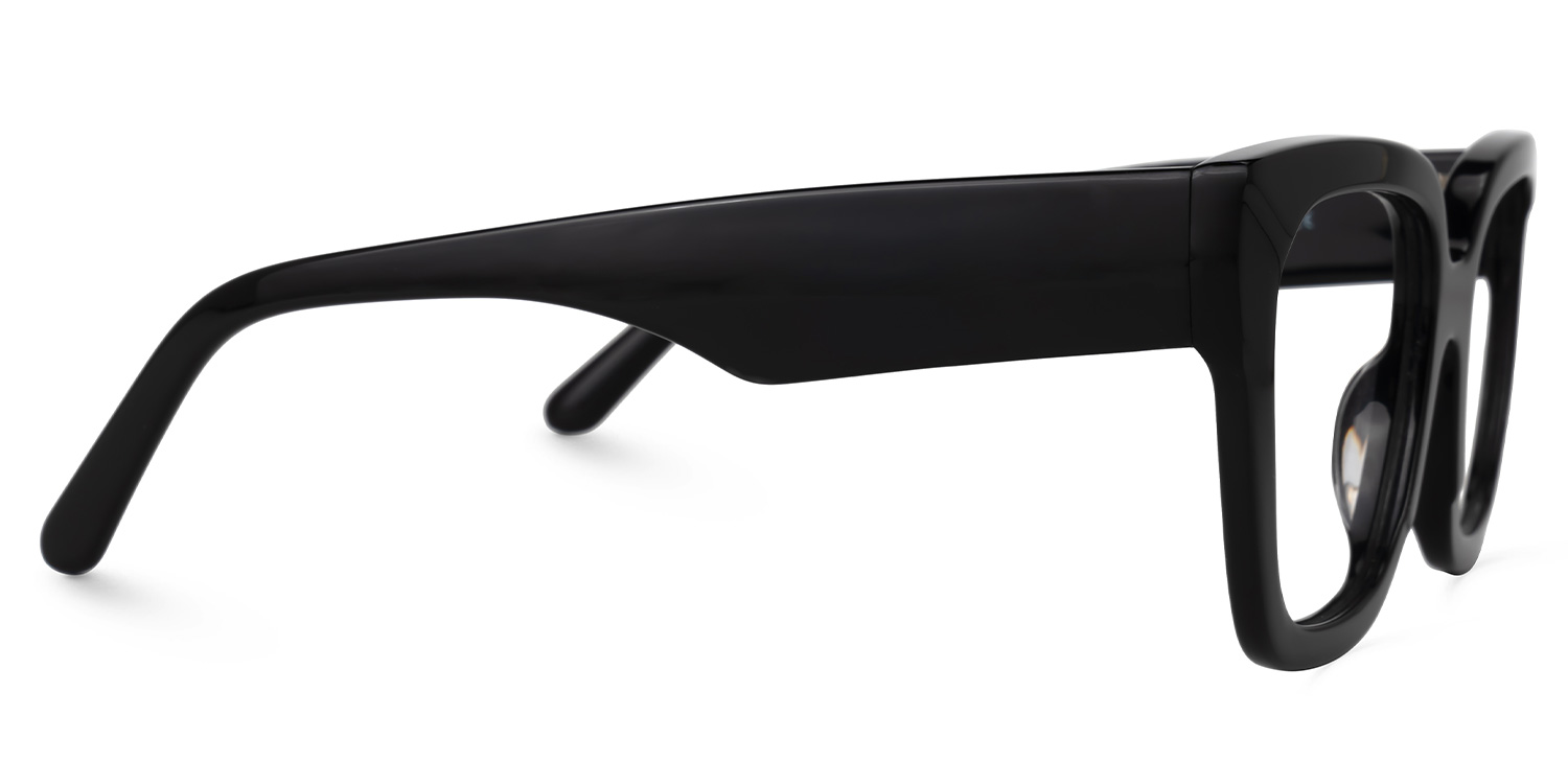 Rainna Square Black Glasses3