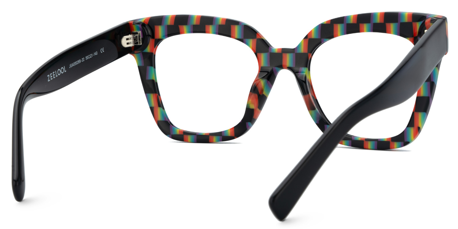 Malcolm Square Checkered Glasses5