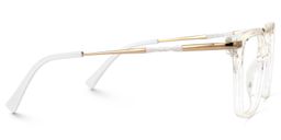 Jacqui Square Clear Glasses2