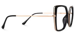 Keller Black Geometric Glasses3