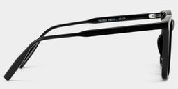 Malika Square Black Polarized Sunglasses4