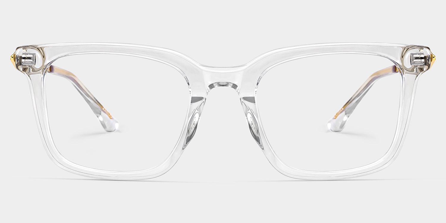 Reese clear glasses with gold rims Online | ZEELOOL0