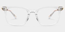 Reese Square Clear Glasses0