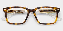 George Rectangle Tortoise Glasses2