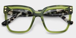 Minguela Square Green Glasses2