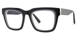 Moscicke Rectangle Black Glasses3