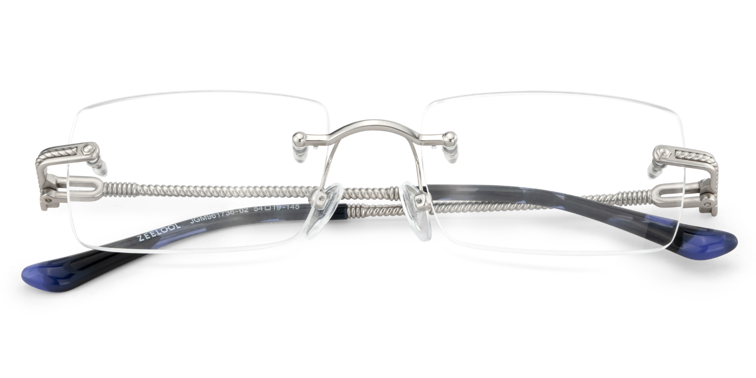 Peavy Rectangle Silver Glasses3
