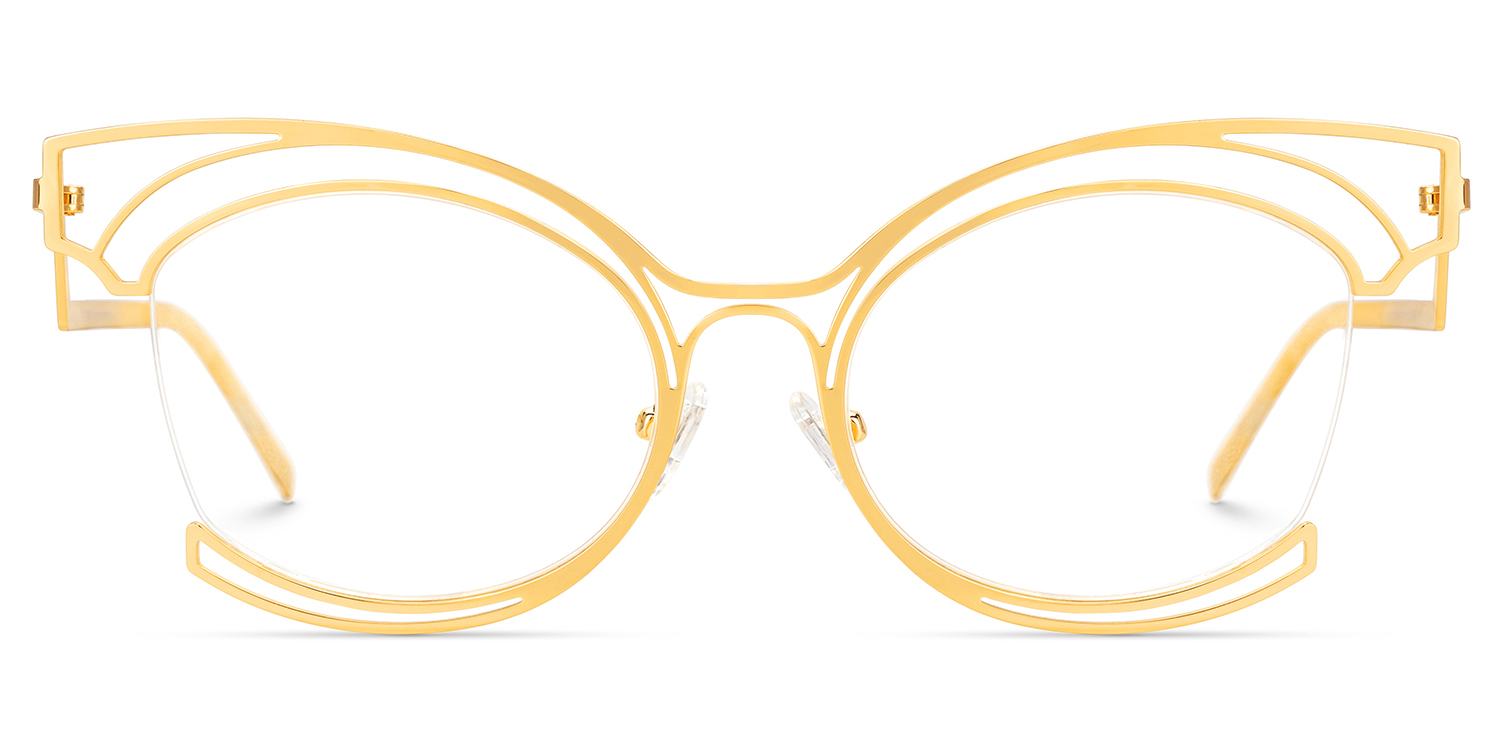 Murphy Cateye Gold Glasses0