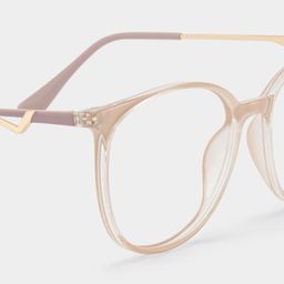 Chanty Round Pink Glasses4