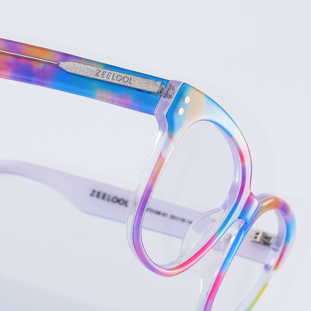 Dante Eyeglasses in Square Multicolor Frame | Zeelool9