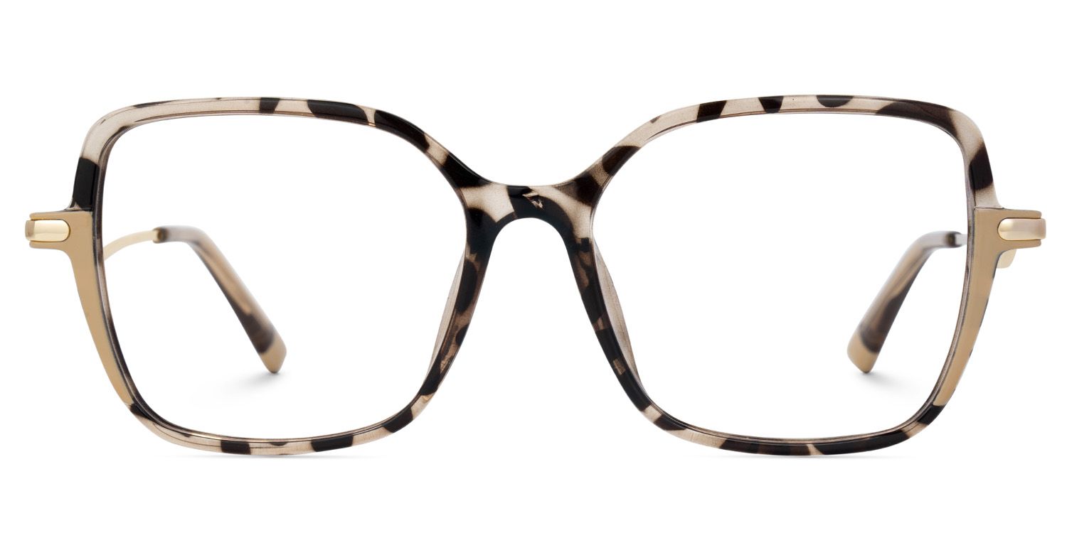 Rendon Square Tortoiseshell Glasses Women's Glasses | ZEELOOL UK1
