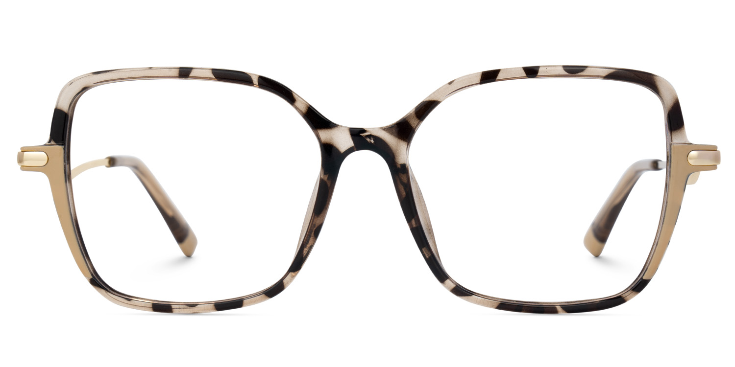 Rendon Square Tortoiseshell Glasses Women's Glasses | ZEELOOL UK1
