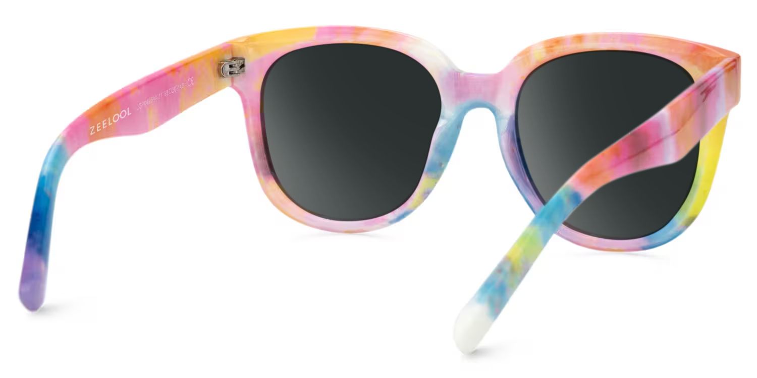 Rainbow Square Frame Sunglasses - Harrell on Sale | ZEELOOL UK3